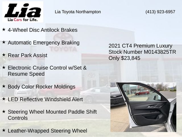 2021 Cadillac CT4 Premium Luxury