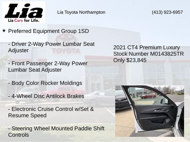 2021 Cadillac CT4 Premium Luxury