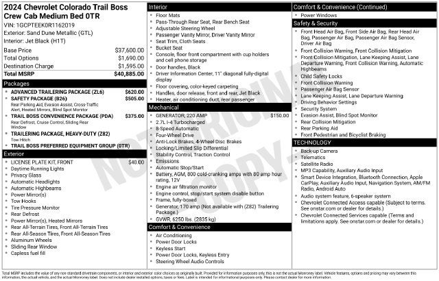 2024 Chevrolet Colorado Trail Boss