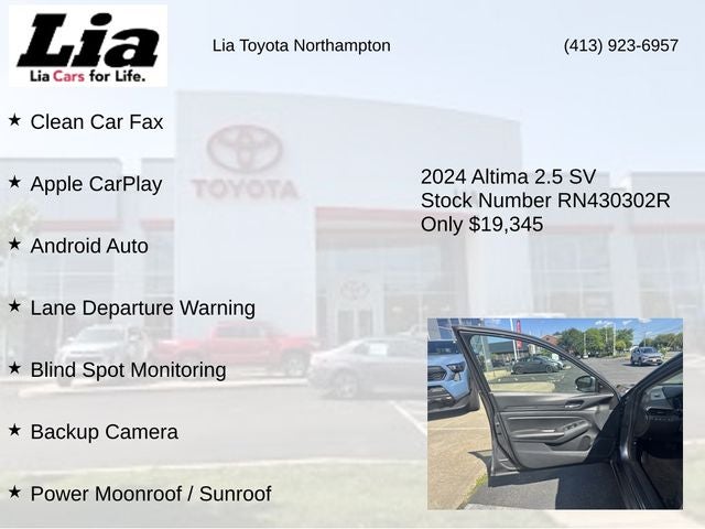 2024 Nissan Altima 2.5 SV