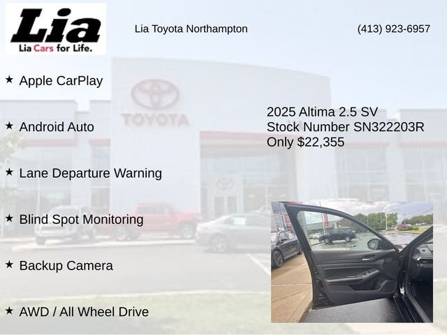 2025 Nissan Altima 2.5 SV
