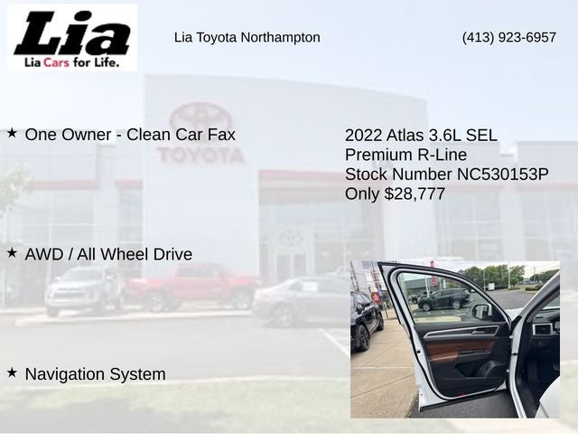 2022 Volkswagen Atlas 3.6L V6 SEL Premium R-Line