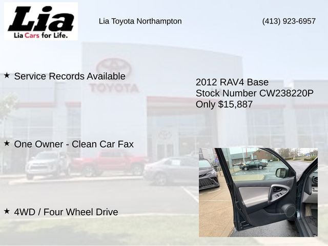 2012 Toyota RAV4 Base