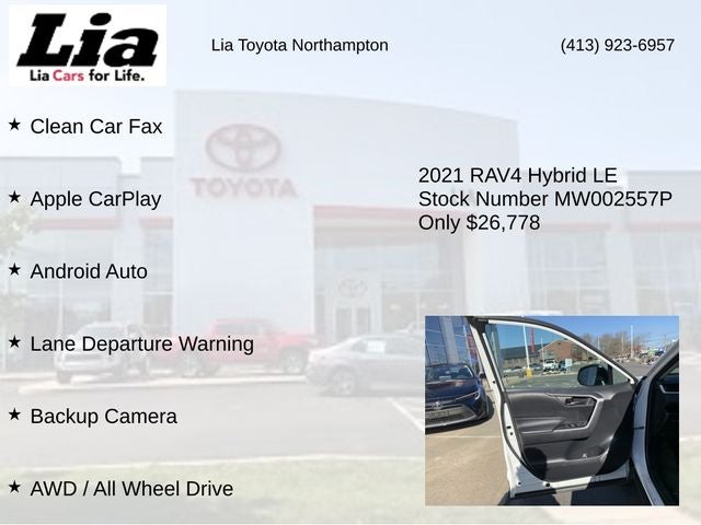 2021 Toyota RAV4 Hybrid LE