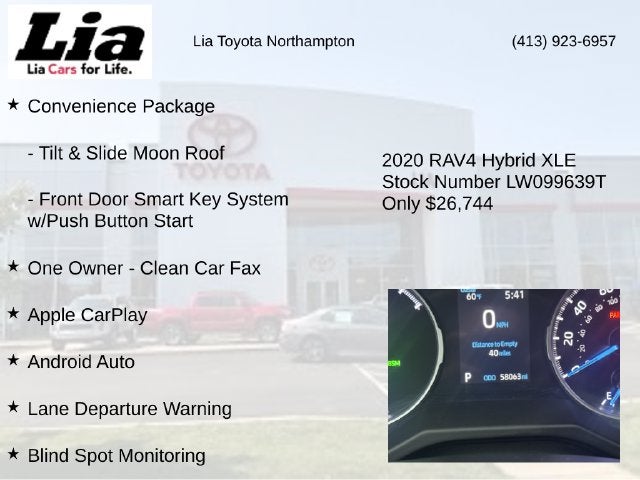 2020 Toyota RAV4 Hybrid XLE