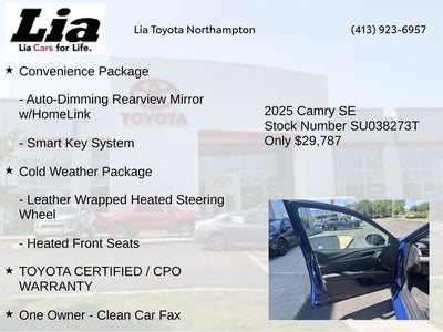 2025 Toyota Camry SE