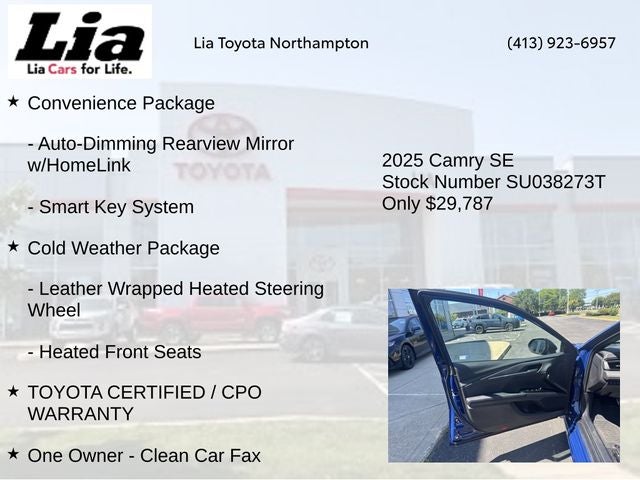 2025 Toyota Camry SE
