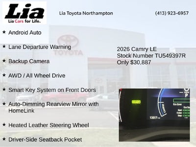 2026 Toyota Camry LE