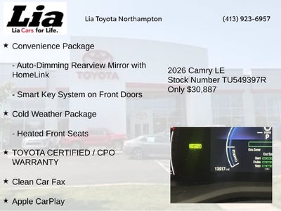 2026 Toyota Camry LE