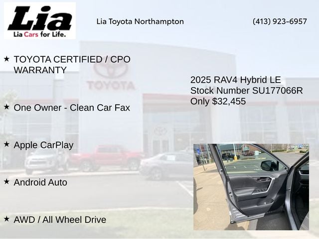 2025 Toyota RAV4 Hybrid LE