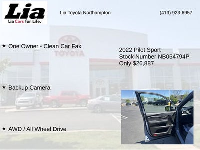 2022 Honda Pilot Sport