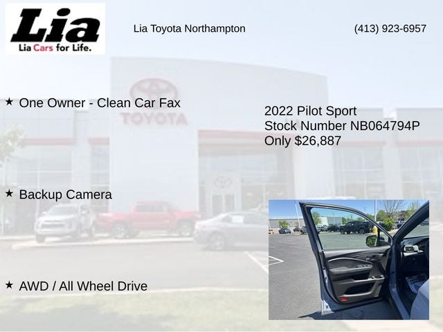 2022 Honda Pilot Sport