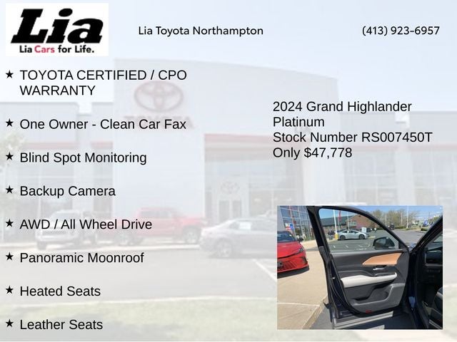 2024 Toyota Grand Highlander Platinum