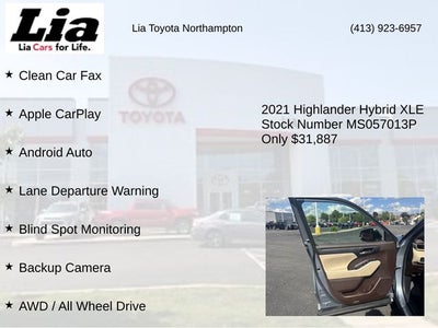 2021 Toyota Highlander Hybrid XLE