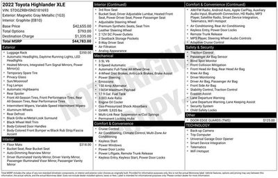2022 Toyota Highlander XLE