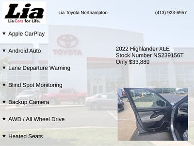 2022 Toyota Highlander XLE