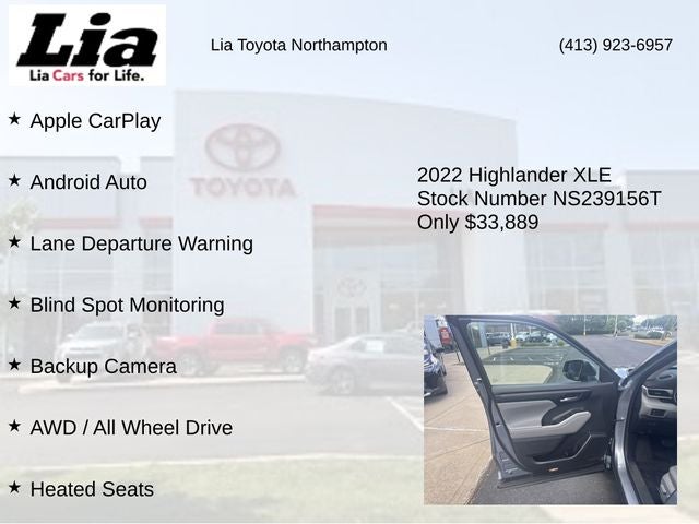 2022 Toyota Highlander XLE