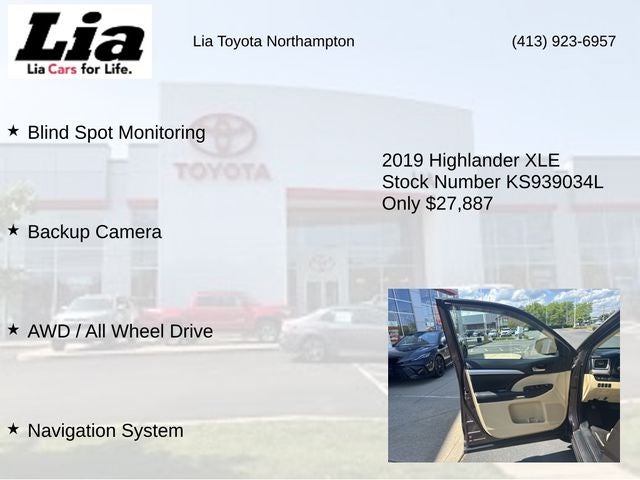 2019 Toyota Highlander XLE