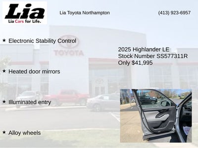 2025 Toyota Highlander LE AWD