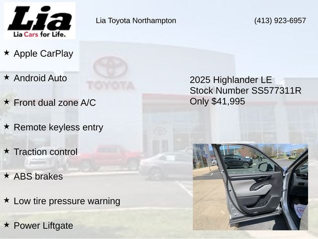 2025 Toyota Highlander LE AWD