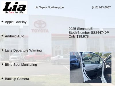 2025 Toyota Sienna LE 8 Passenger