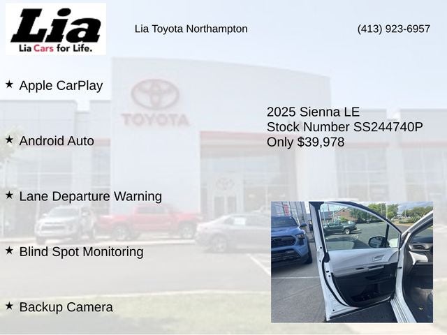 2025 Toyota Sienna LE 8 Passenger