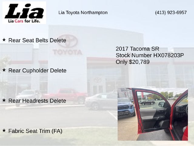 2017 Toyota Tacoma SR