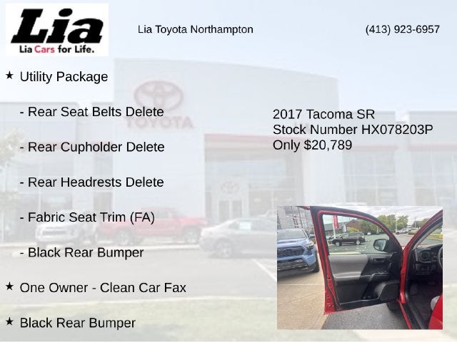 2017 Toyota Tacoma SR