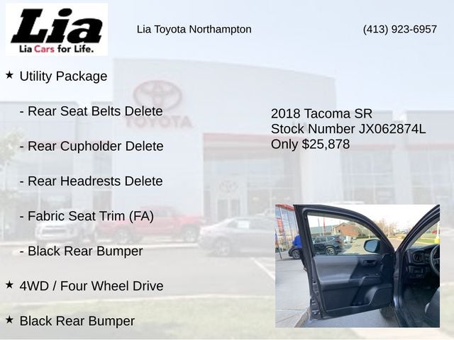 2018 Toyota Tacoma SR