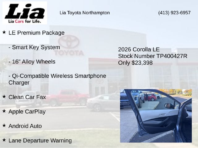 2026 Toyota Corolla LE