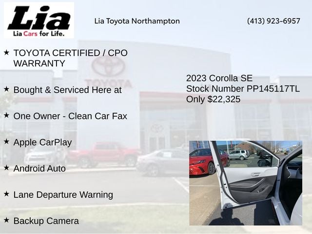 2023 Toyota Corolla SE