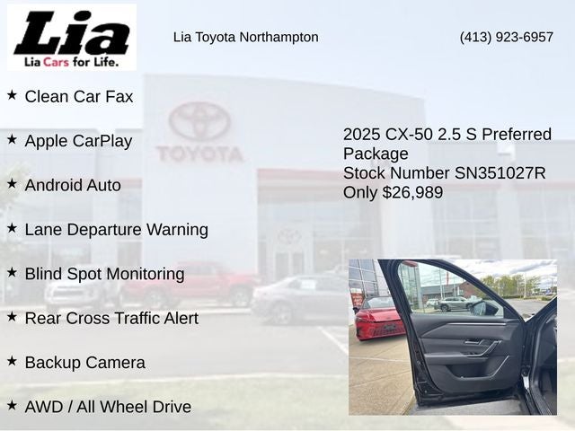2025 Mazda Mazda CX-50 2.5 S Preferred Package