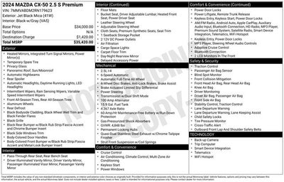 2024 Mazda Mazda CX-50 2.5 S Premium Package