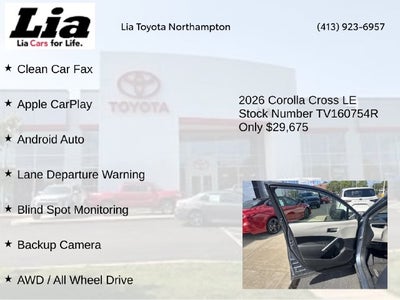 2026 Toyota Corolla Cross LE