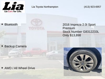2016 Subaru Impreza 2.0i Sport Premium