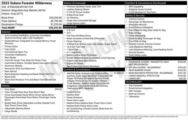 2023 Subaru Forester Wilderness