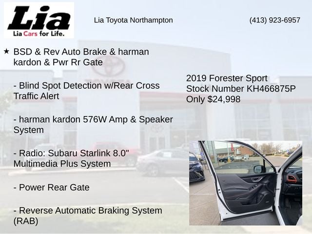 2019 Subaru Forester Sport
