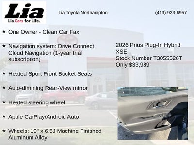 2026 Toyota Prius Plug-In Hybrid XSE