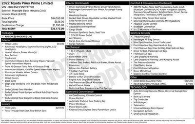 2022 Toyota Prius Prime Limited