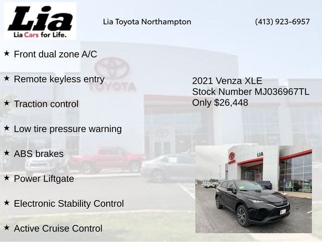 2021 Toyota Venza XLE