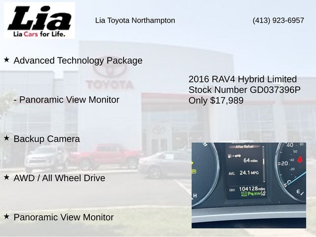 2016 Toyota RAV4 Hybrid Limited