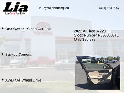 2022 Mercedes-Benz A-Class A 220 4MATIC®