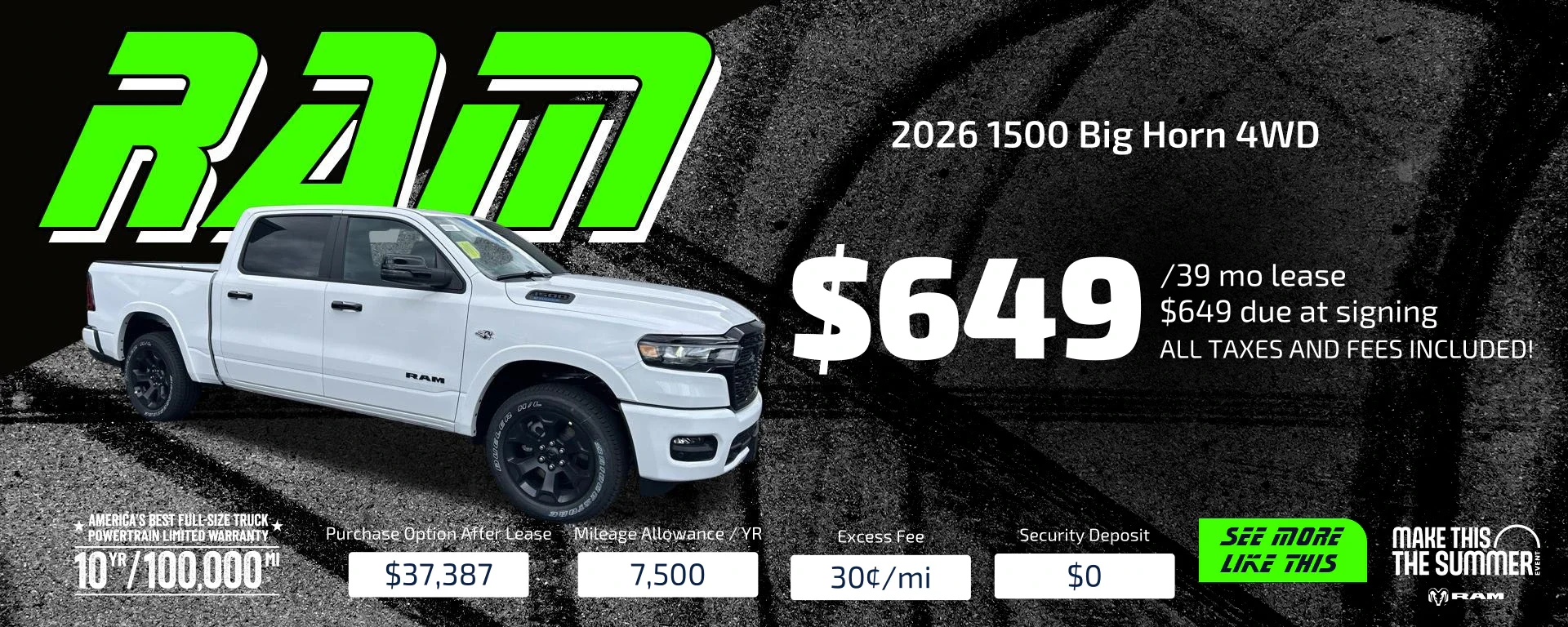 1500 lease special