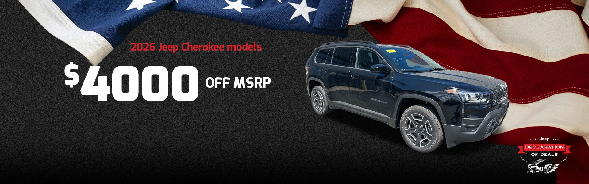 cherokee purchase special