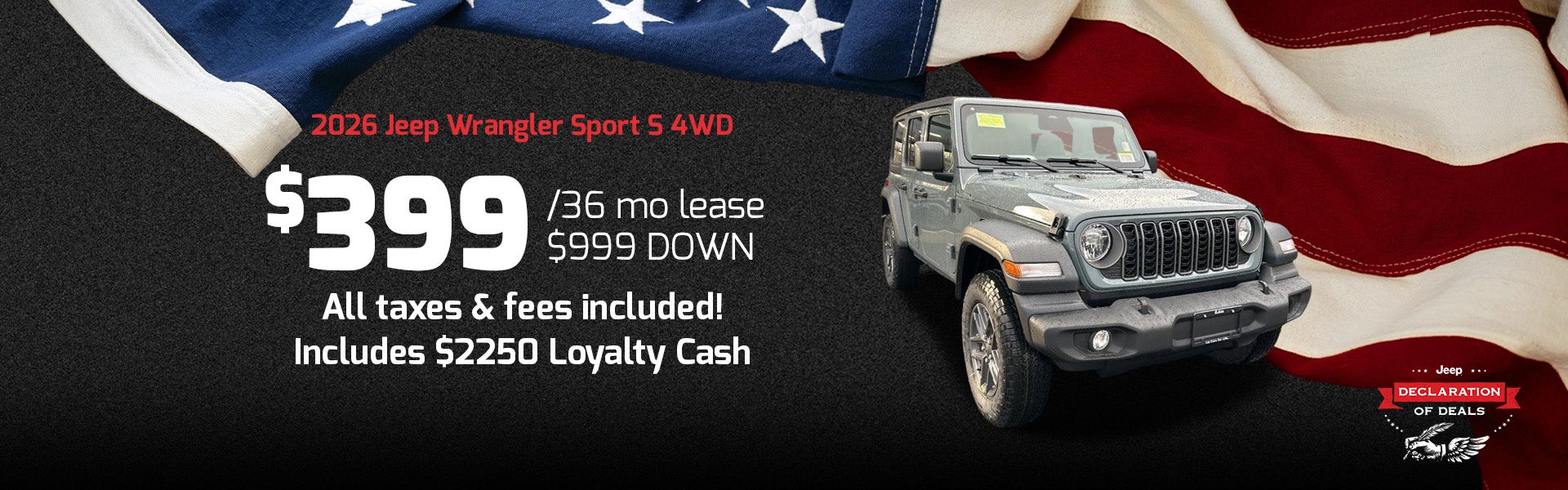 wrangler lease special