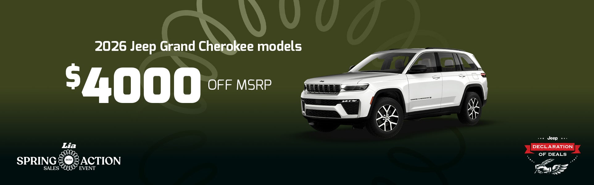 grand cherokee purchase special