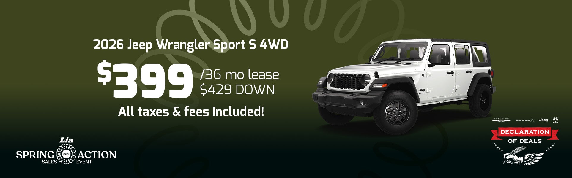 wrangler lease special