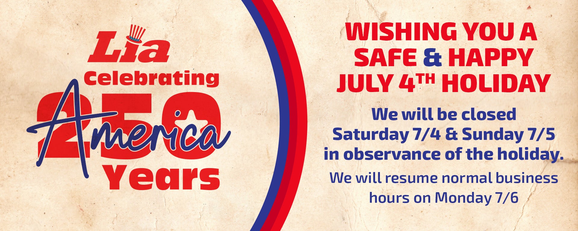 closed 4th of july